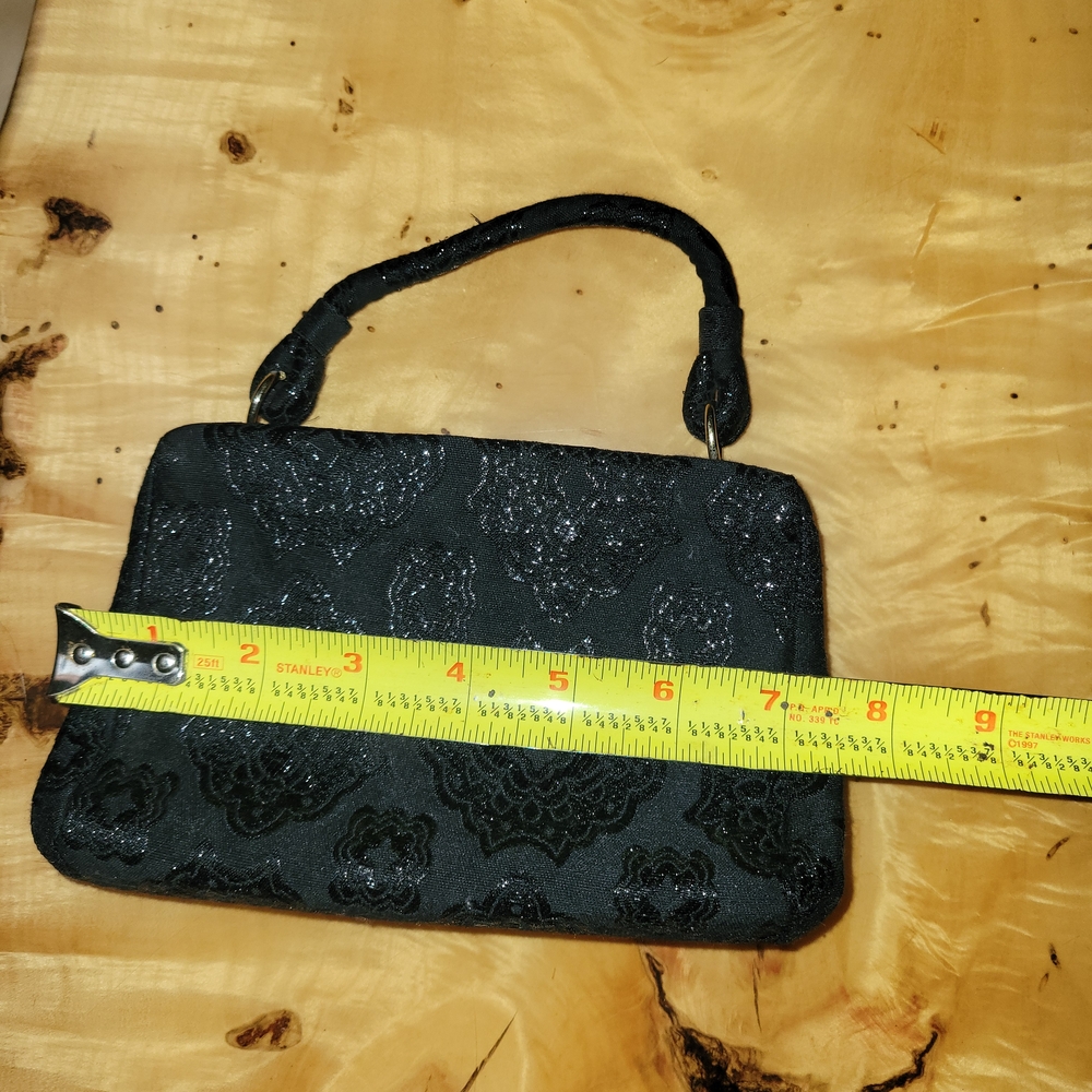 Banana Republic 90s Elegant Black Handbag. EUC - Picture 10 of 11